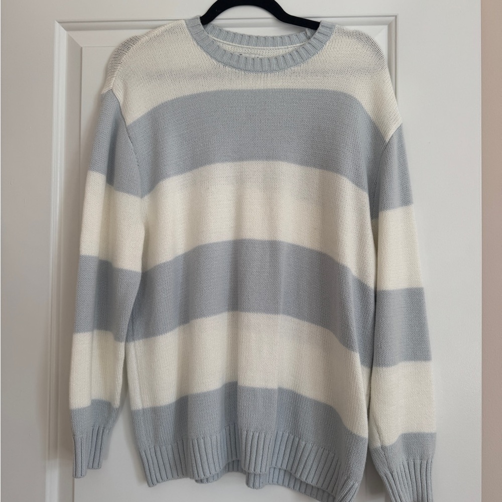 Striped Blue & White Hollister Sweater